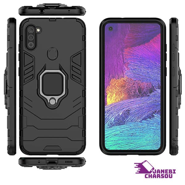 قاب دیفندر ضدضربه هولدردار سامسونگ مدل Defender Cover For Samsung A11