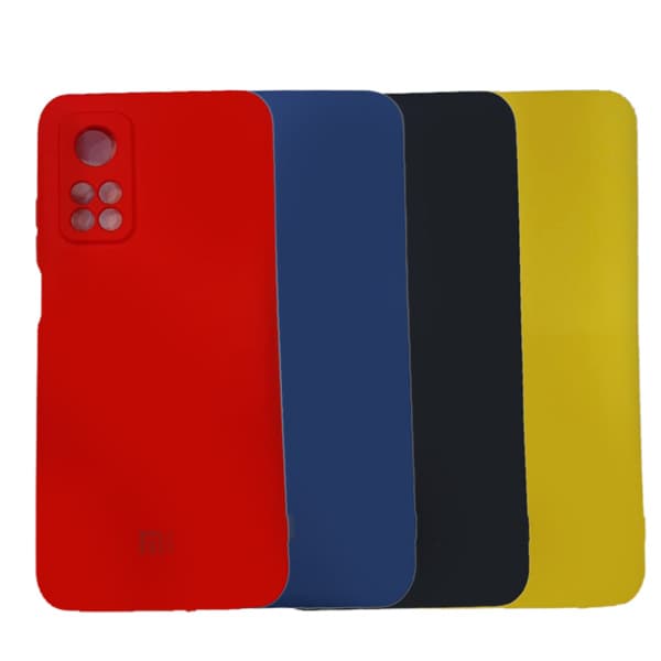قاب سیلیکونی محافظ لنزدار شیائومی مدل Xiaomi Silicone Cover for Mi 10t pro