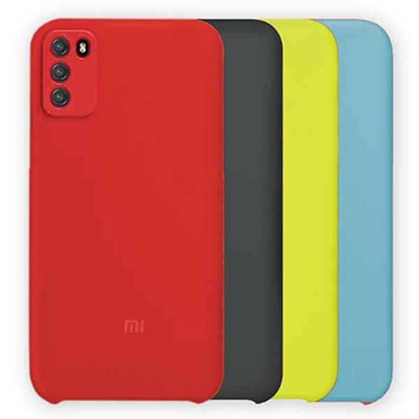 قاب سیلیکونی محافظ لنز دار شیائومی مدل Xiaomi Poco M3