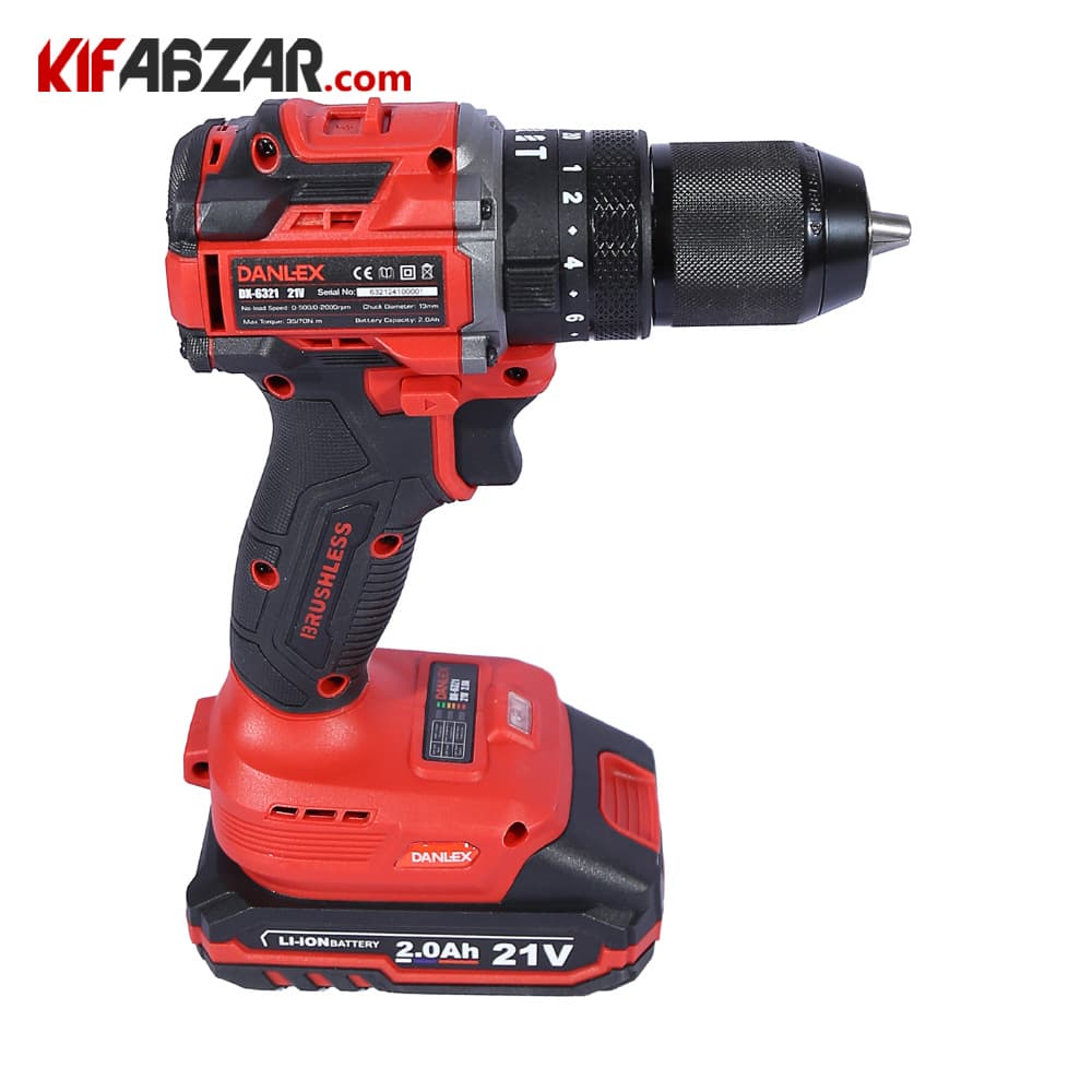 دریل پیچ گوشتی شارژی 21 ولت دنلکس مدل DX-6321 — تصویر ۳