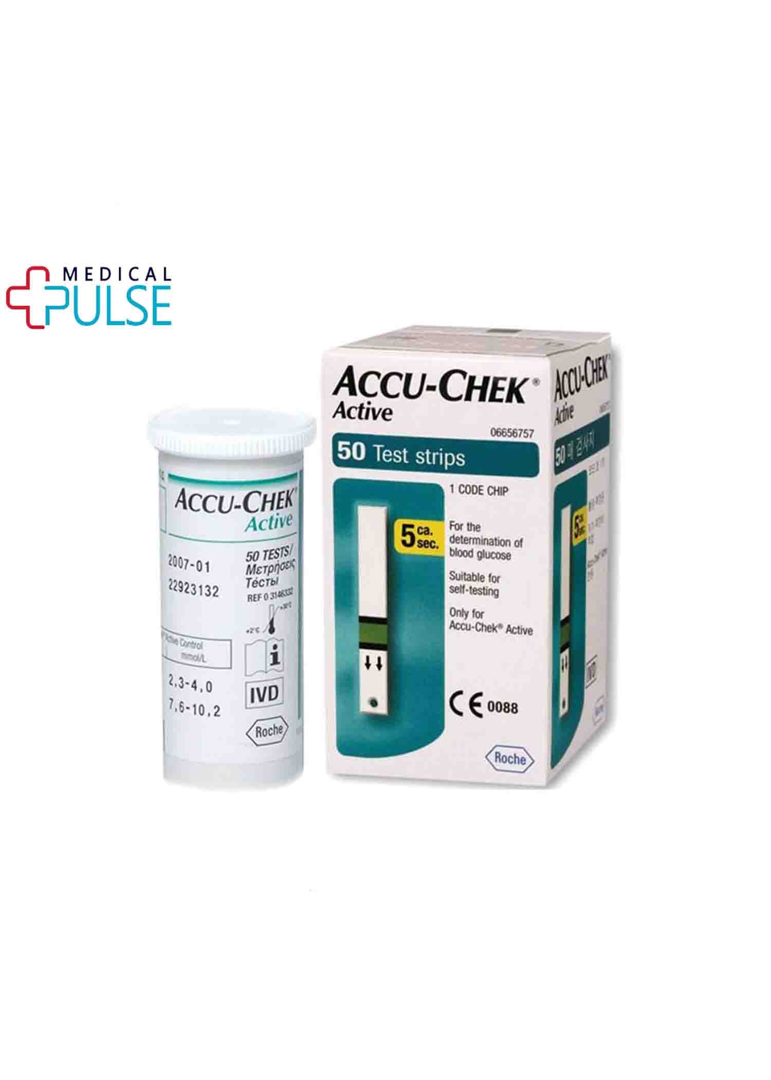 نوار تست قند خون آکیو چک اکتیو accu-chek-active