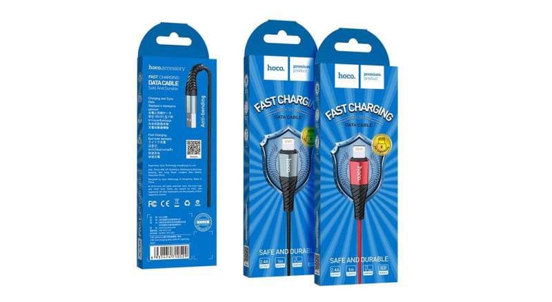 کابل تبدیل USB به لایتنینگ هوکو مدل X38 طول 1 متر — تصویر ۴
