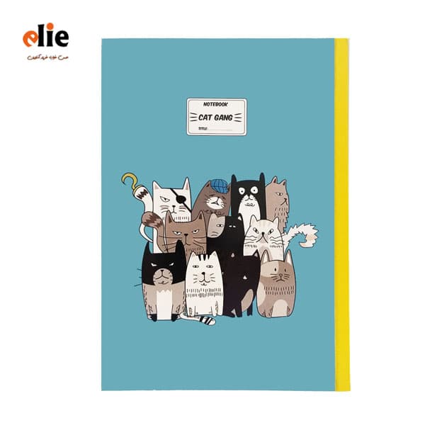 دفتر 50 برگ پاپکو سری پرونوت طرح CAT GANG