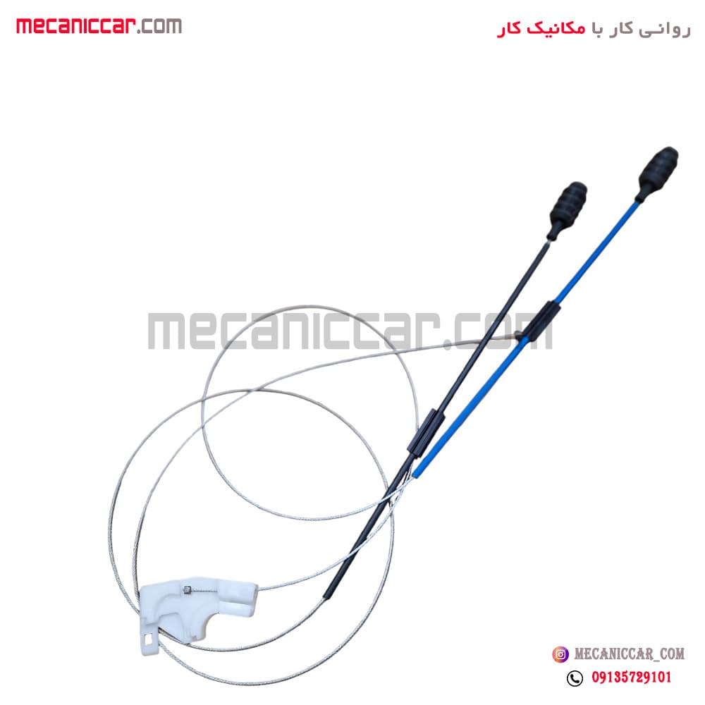 مجموعه کابل (سیم) شیشه بالابر کامل راست تیبا — تصویر ۲
