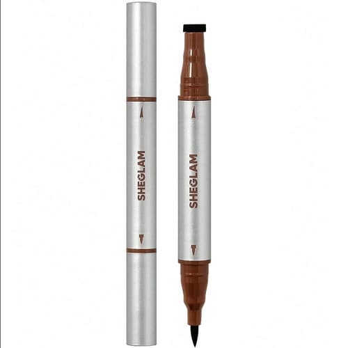 خط چشم 2 در 1 شیگلم مدل Liner-Duo-Waterproof رنگ Brown