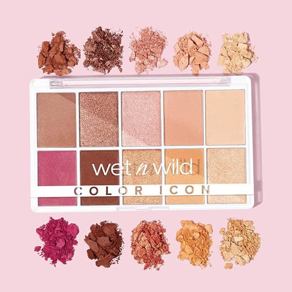 پالت سایه چشم 10 رنگ وت اند وایلد مدل Color Icon رنگ Heart & Sol شماره 4074E — تصویر ۲