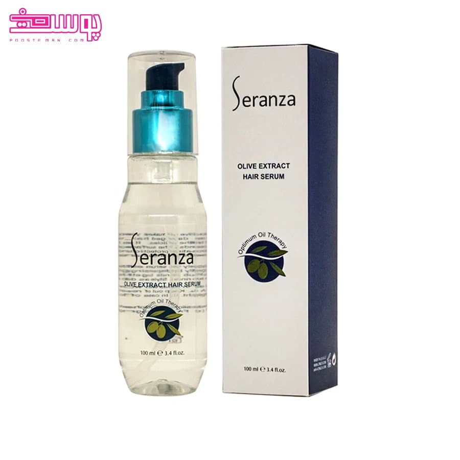 سرم مو حاوی عصاره زیتون سرانزا حجم 100ml — تصویر ۳