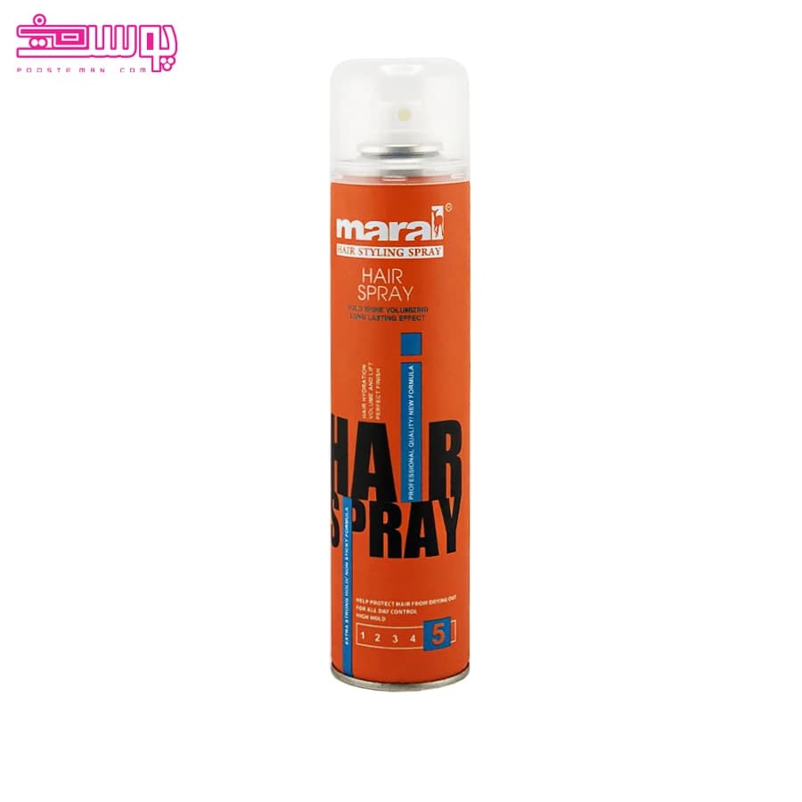 اسپری حالت دهنده قوی شماره 5 مارال حجم 250ml