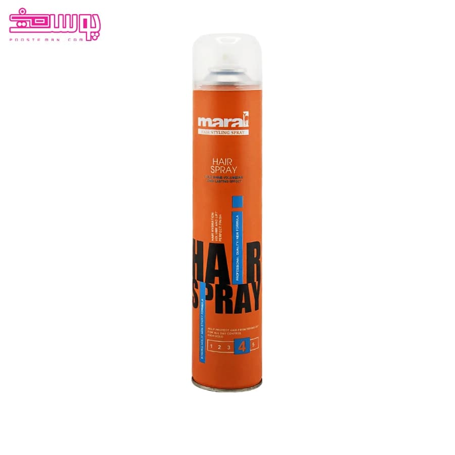 اسپری حالت دهنده مو قوی شماره 4 مارال حجم 500ml