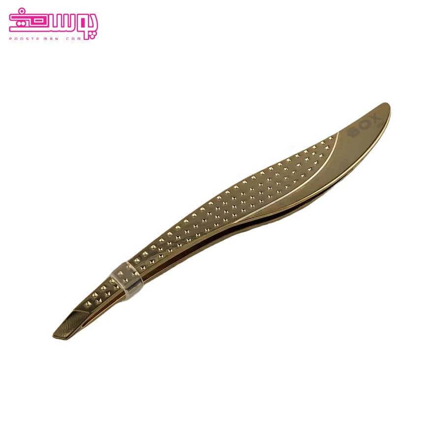 موچین انبری طلایی باکس بیوتی مدل B004