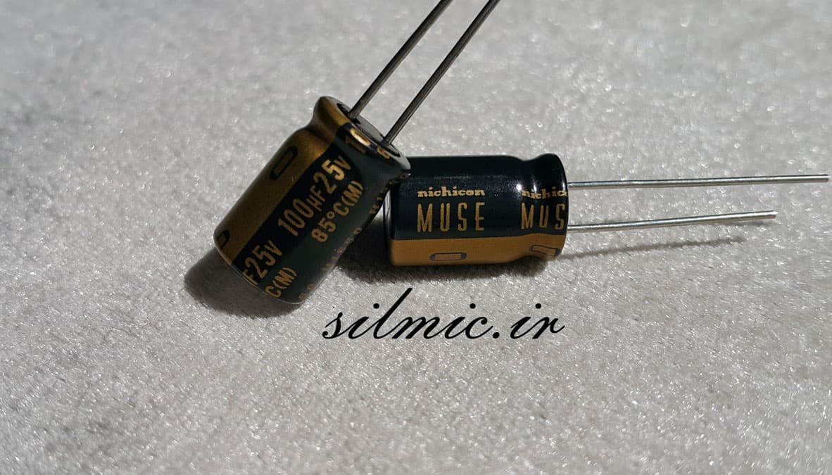 خازن های گرید صوتی 100 میکرو فاراد 25 ولت NICHICON سری KZ MUSE — تصویر ۲