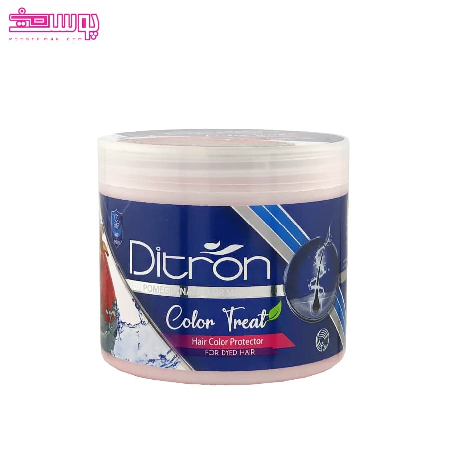 ماسک مخصوص موهای رنگ شده انار دیترون حجم 400ml