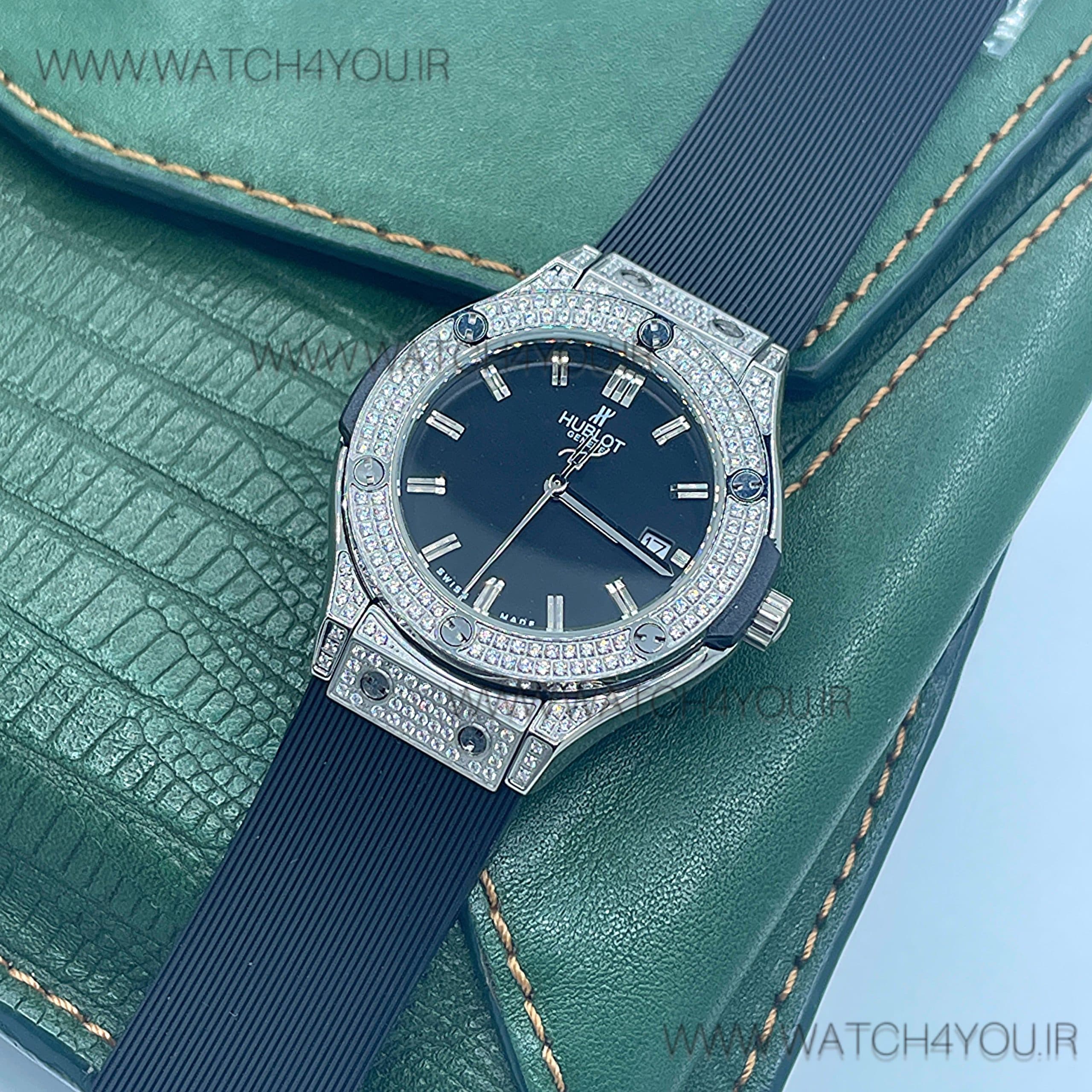 ساعت زنانه فول نگين هابلو – Hublot — تصویر ۲