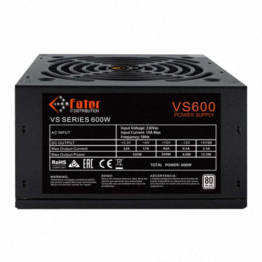 پاور کامپیوتر 600 وات فاطر مدل VS600 — تصویر ۴