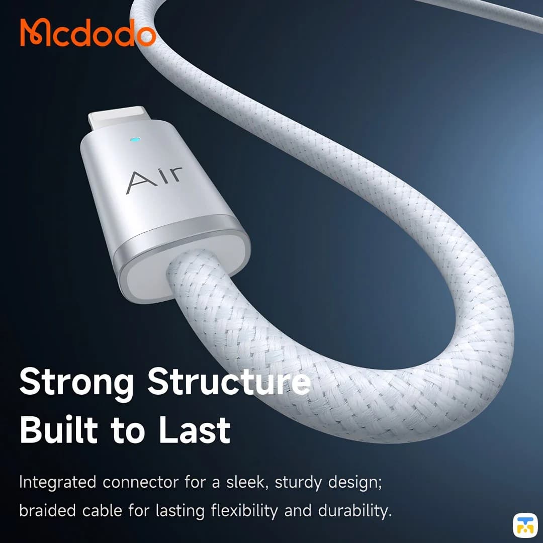 کابل شارژ سریع تایپ سی به لایتنینگ 36 وات مک دودو مدل Mcdodo CA-778 — تصویر ۷