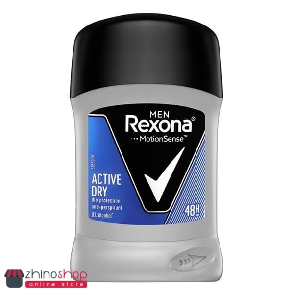 مام استیکی صابونی مردانه اکتیو درای رکسونا 50میل اصلی Rexona Men Soap Active Dry