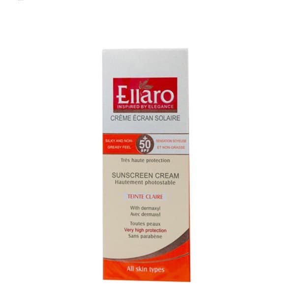 کرم ضد آفتاب الارو مدل Teinte Claire بدون چربی با SPF50 حجم 50ml — تصویر ۴