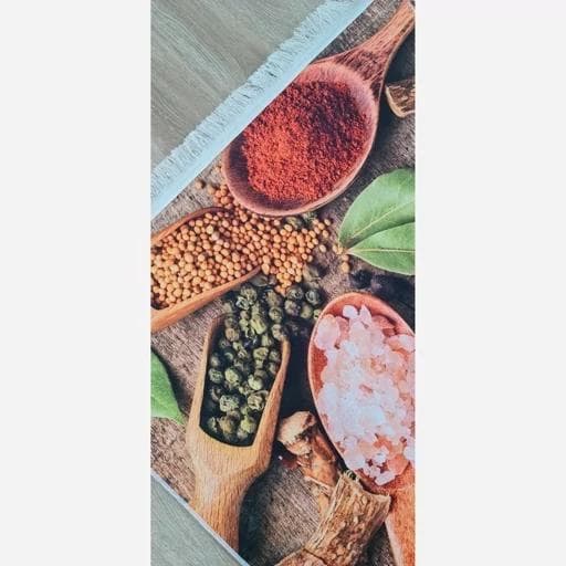 فرش ماشینی چاپی | فرشینه آشپزخانه مخمل هازان ترک کد h073 (پس کرایه) — تصویر ۴