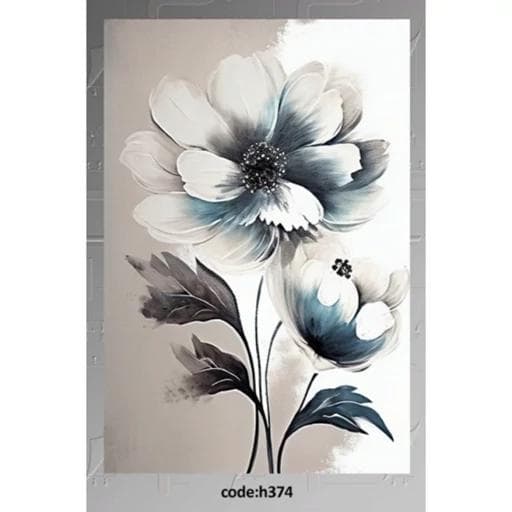 فرش ماشینی چاپی | فرشینه هازان ترک طرح گل کدh492 (پس کرایه) — تصویر ۸