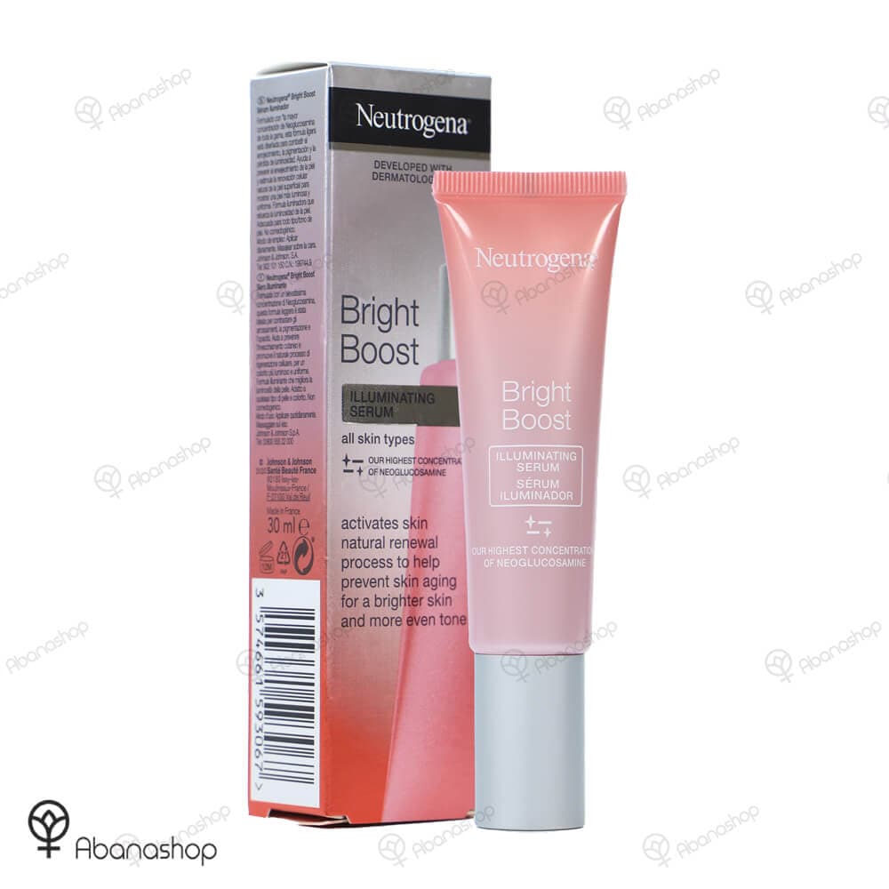 سرم روشن کننده و ضد لک برایت بوست نیتروژنا | Neutrogena bright boost illuminating serum