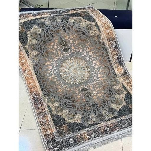 فرش ماشینی چاپی | فرشینه مخمل تُرک طرح مدرن کد h238 (پس کرایه)