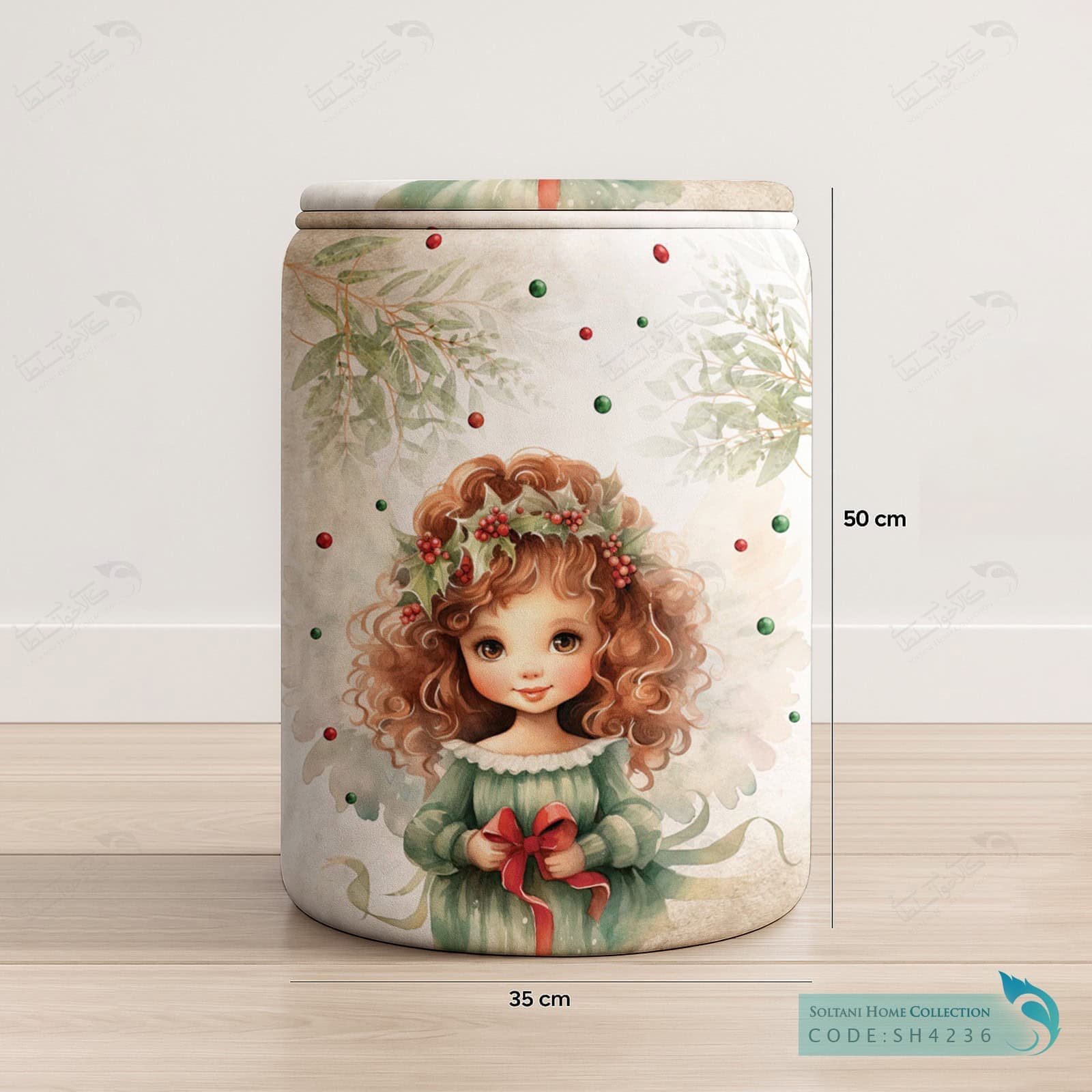 باکس وسایل درب دار طرح دختر کوچولو جذاب کد sh4236
