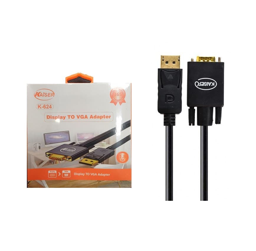 کابل تبدیل Display به VGA کایزر KAISER طول 1.8 متر