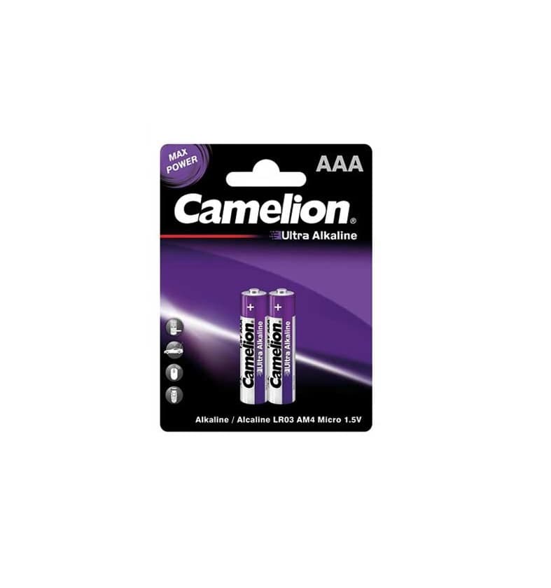 باتری نیم قلمی 2 تایی اولترا کملیون Camelion Ultra Alkaline
