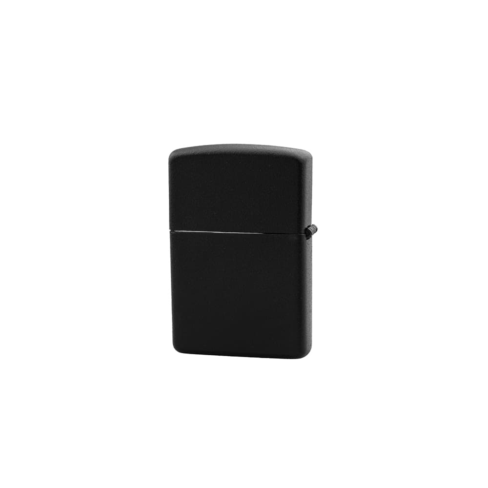 فندک بنزینی زیپو ZIPPO رنگ مشکی طرح آسفالتی ساده