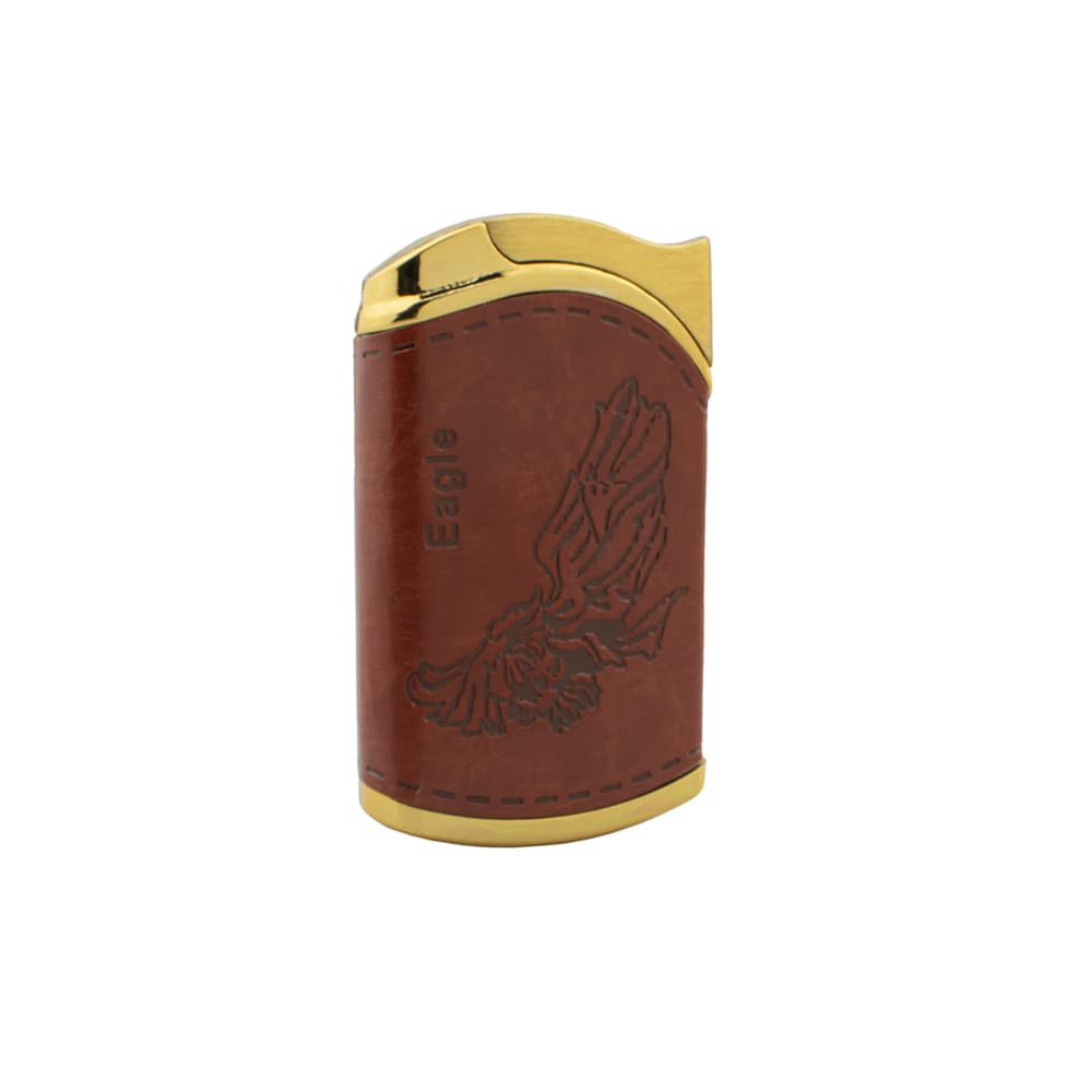 فندک گازی اتمی اسپرت چرمی طرح Eagle ایگل