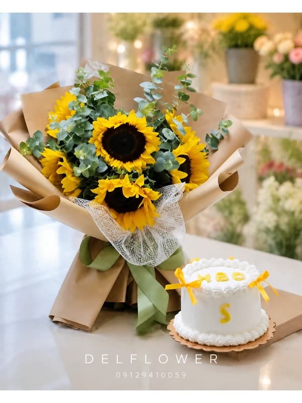 گل برای همسر در سفر