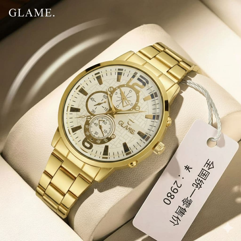ساعت مردانه برند GLAME کد 2102 — تصویر ۳