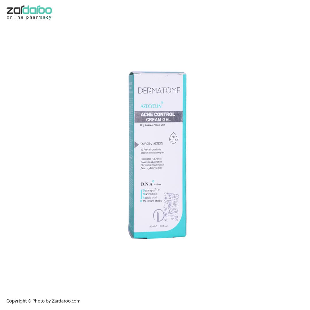 کرم ژل مناسب برای پوست چرب و دارای جوش درماتوم Dermatome