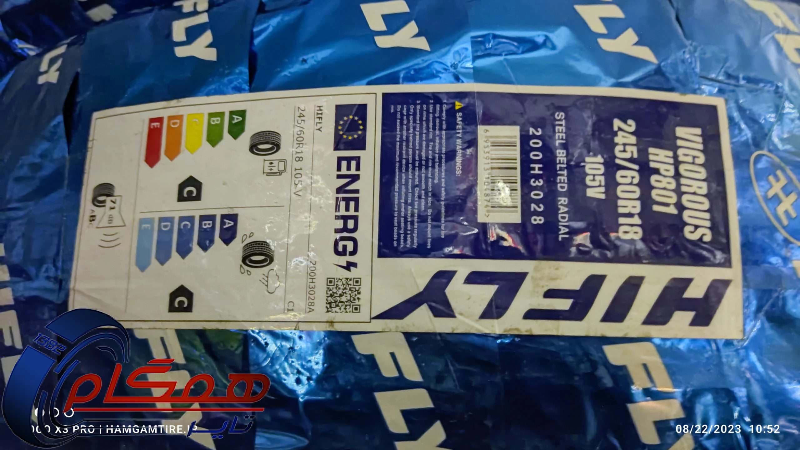 لاستیک های فلای مدل VIGOROUS HP801 سایز 245/60R18 — تصویر ۳