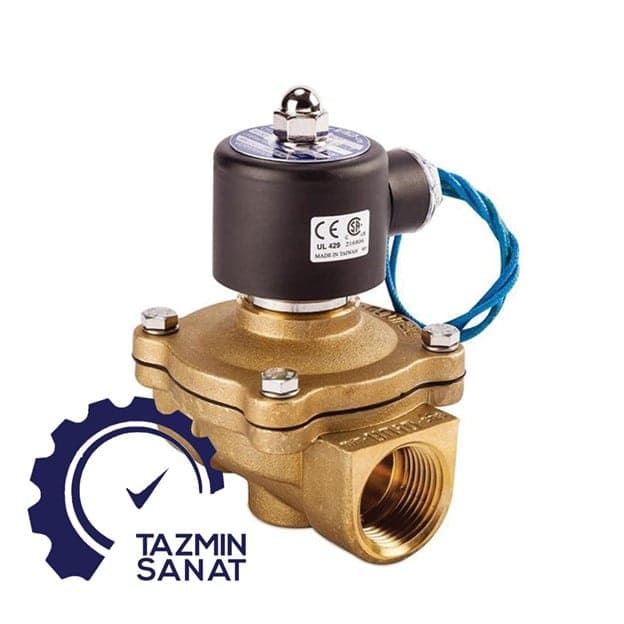 شیر برقی بخار برنجی یونیدی (UNI-D) سایز 1/2 اینچ