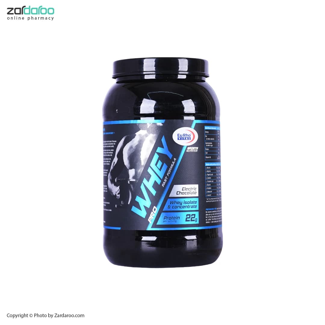 وی پروتئین 1000 گرمی مکمل با طعم شکلات یوروویتال EuRho Vital