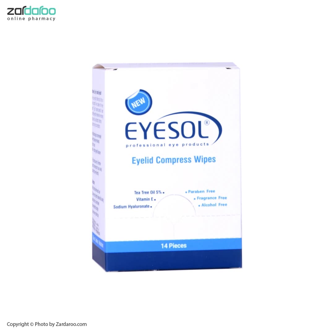 پد پاک کننده پلک و مژه آیسول Eyesol