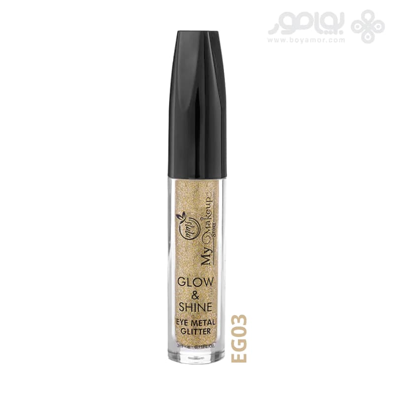 سایه مایع شاین مای میکاپ استوری مدل GLOW & SHINE شماره EG03