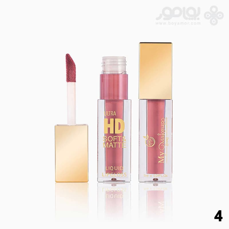 رژ لب مایع مات مای میکاپ استوری SOFT & MATTE شماره LL04 — تصویر ۲