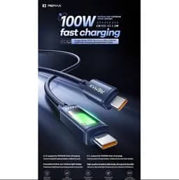 کابل شارژ دوسر تایپ سی برند ریمکس مدل CB11 — تصویر ۲