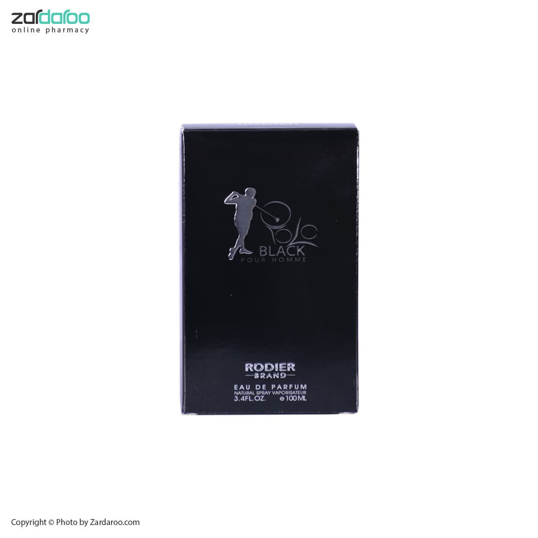 ادو پرفیوم مردانه مدل Polo Black مدل پولو بلک رودیر Rodier — تصویر ۲