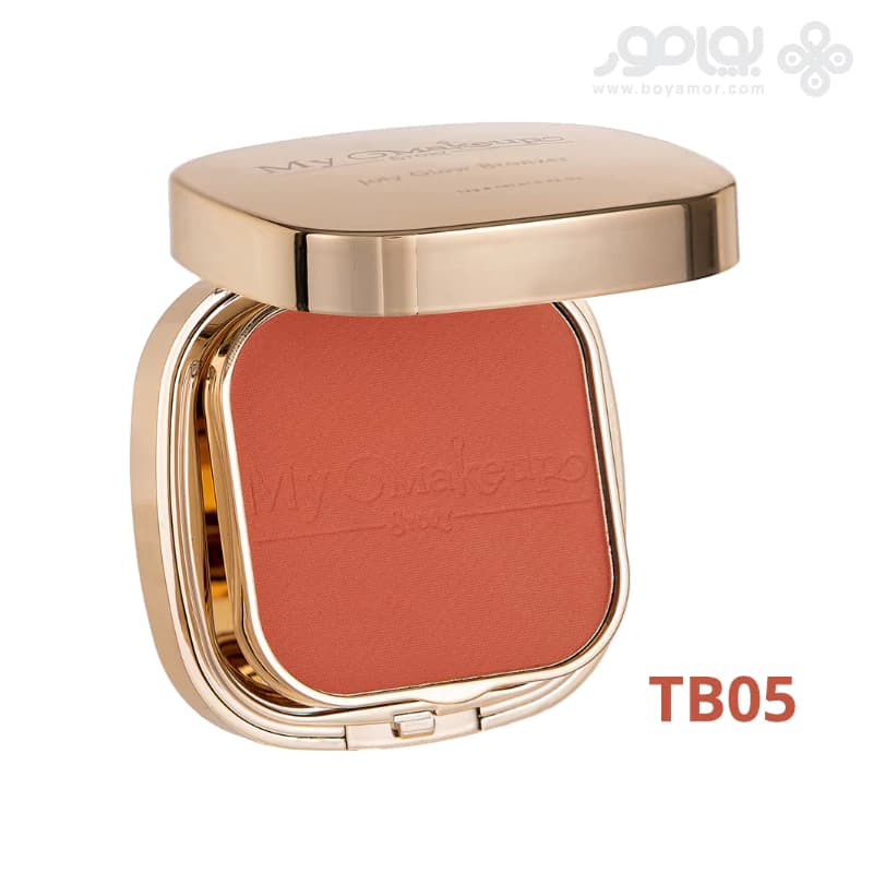 رژ گونه پودری مات مای میکاپ استوری مدل TIO-TOP رنگ TB05