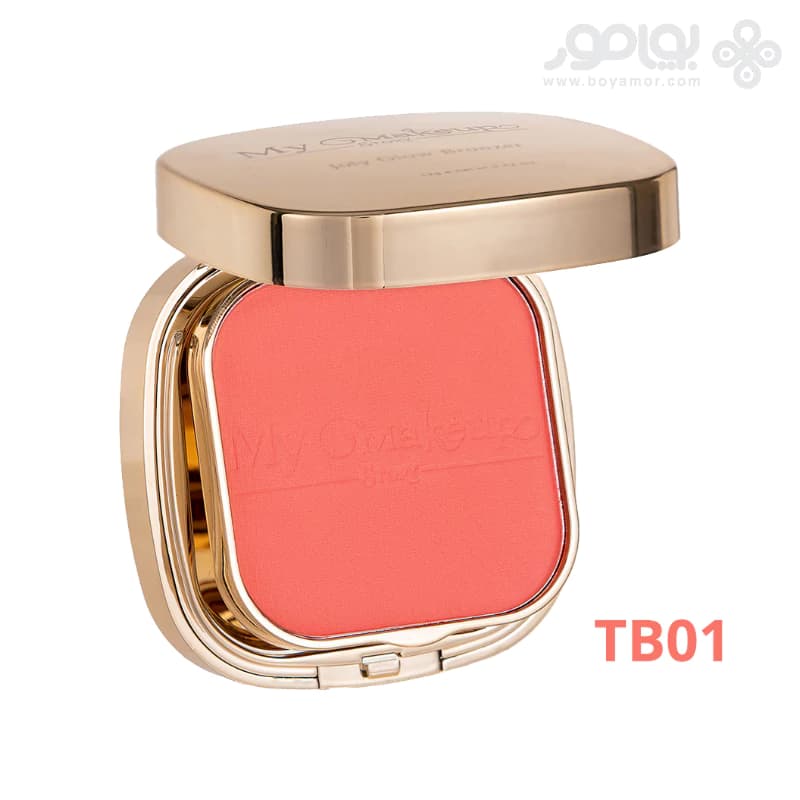رژ گونه پودری مات مای میکاپ استوری مدل TIO-TOP رنگ TB01
