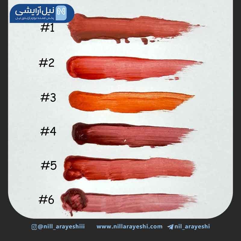 رژ لب مایع خیس پوکه شیشه ای طرح برجسته گگ بیر ( بد ون جعبه ) — تصویر ۶