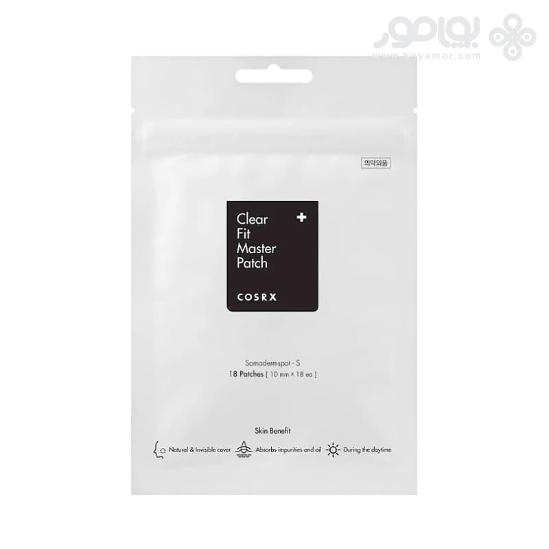 پچ ضد جوش مات کوزارکس مدل CLEAR FIT MASTER بسته 18 عددی