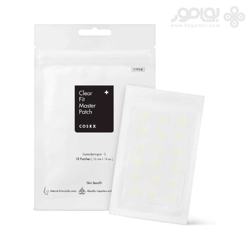 پچ ضد جوش مات کوزارکس مدل CLEAR FIT MASTER بسته 18 عددی — تصویر ۲