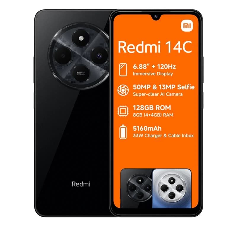 شیائومی Redmi 14C 4G ظرفیت 256 گیگابایت رم 8