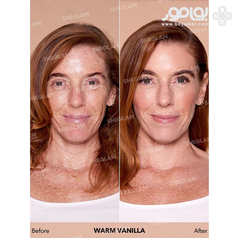 کرم پودر آبرسان شیگلم مدل SKINFINITE رنگ WARM VANILLA حجم 30 میل — تصویر ۲