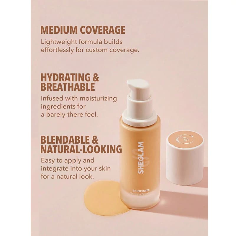 کرم پودر آبرسان شیگلم مدل SKINFINITE رنگ WARM VANILLA حجم 30 میل — تصویر ۶