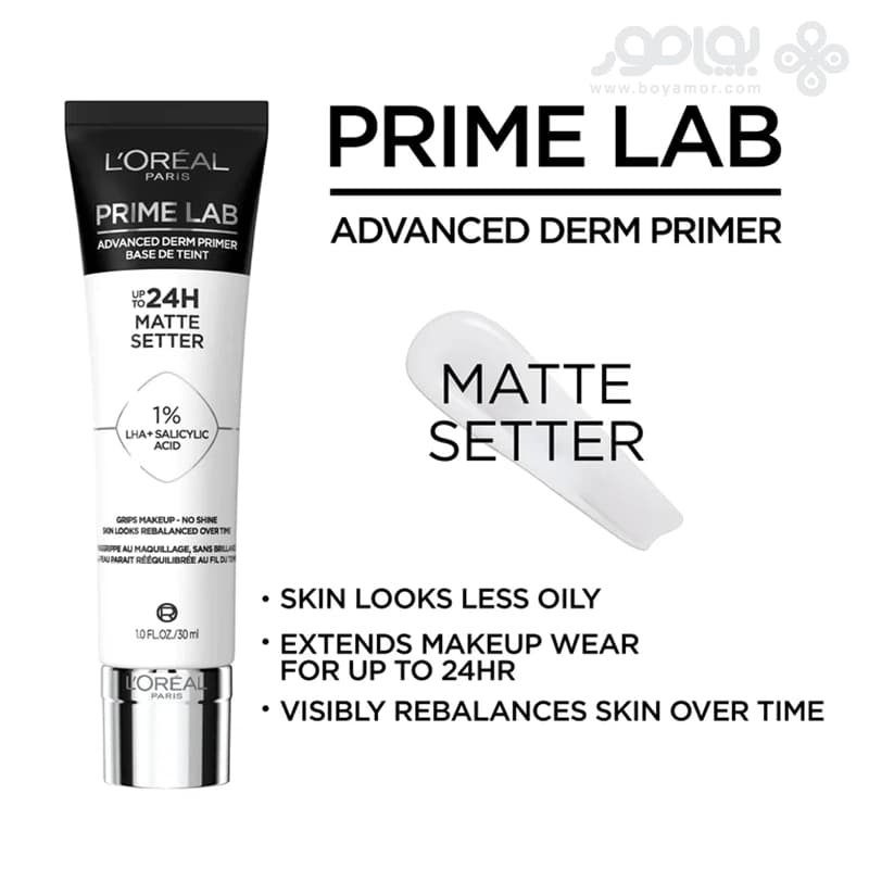 پرایمر مات کننده لورال مدل PRIME LAB حجم 30 میل — تصویر ۲